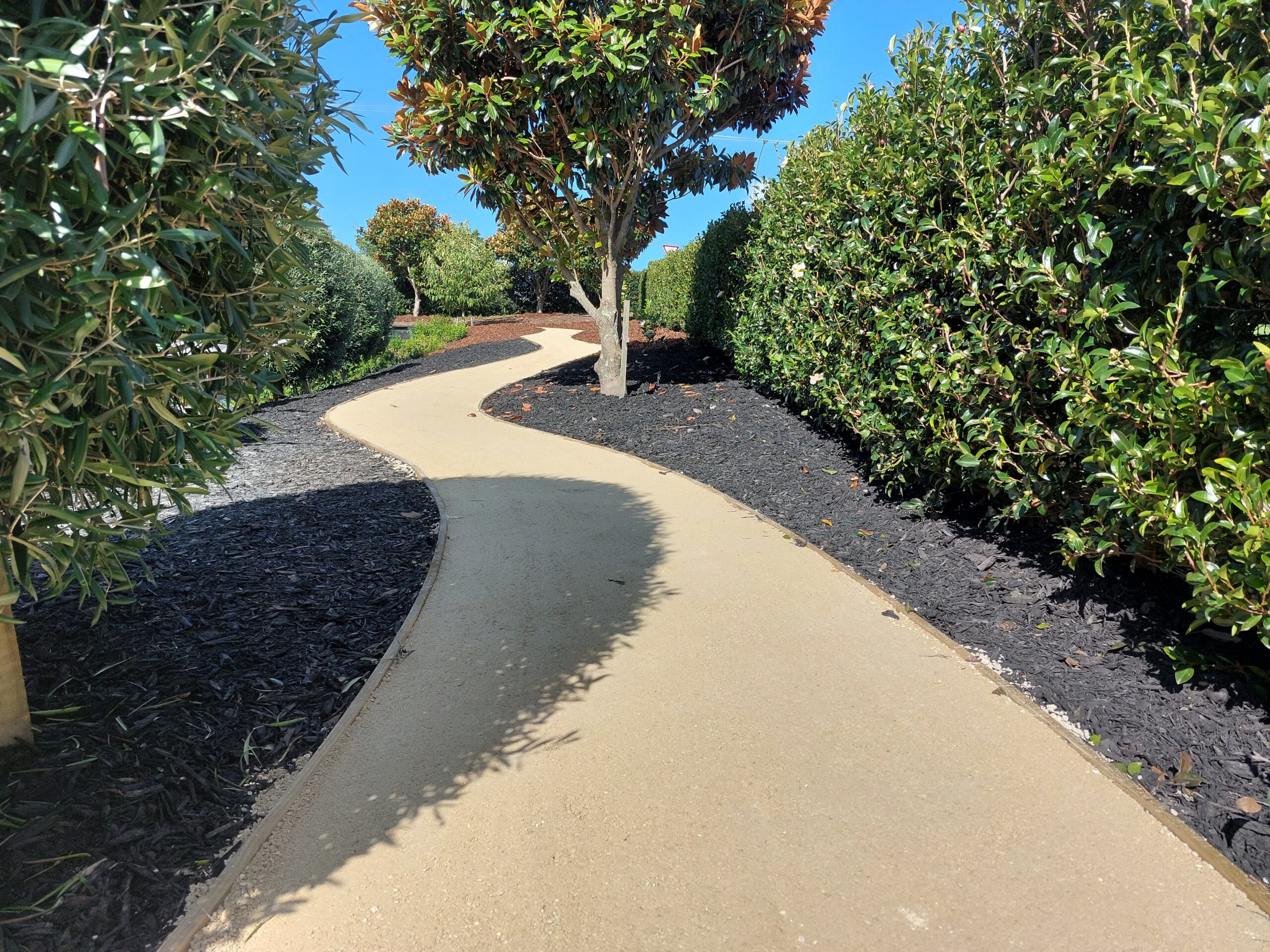 Very nice landscaped garden path - By Strategic Landscaping